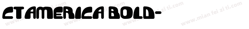 CTAmerica Bold字体转换